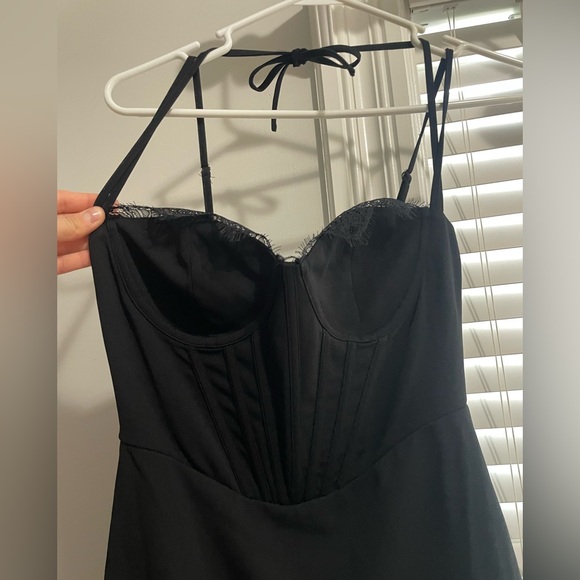 Black mini corset dress - Picture 3 of 3